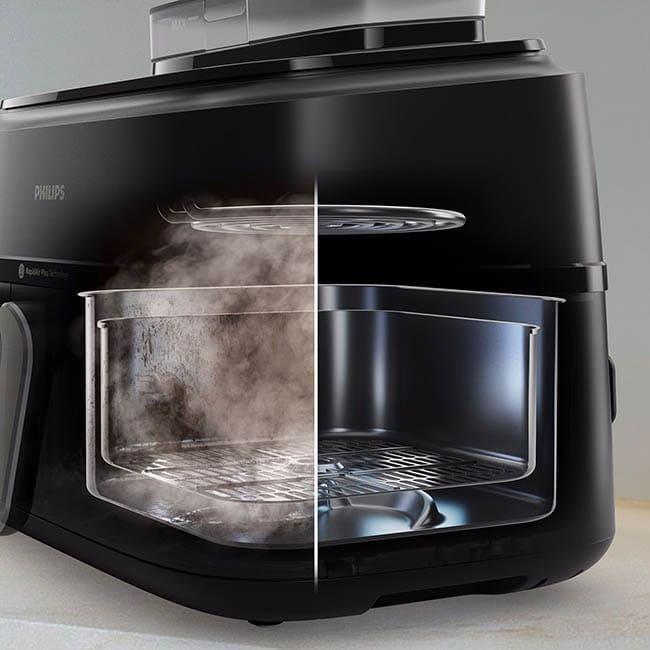 Аэрогриль (аэрофритюрница) Philips 5000 Series Ovi Dual Basket NA552/00