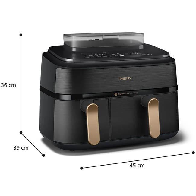 Аэрогриль (аэрофритюрница) Philips 5000 Series Ovi Dual Basket NA552/00