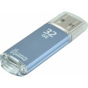 USB Флеш 32GB Smartbuy V-Cut (синий) - фото