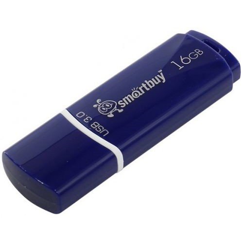 USB Флеш 16GB SmartBuy Crown 16GB (SB16GBCRW-Bl) USB 3.0 (синий)