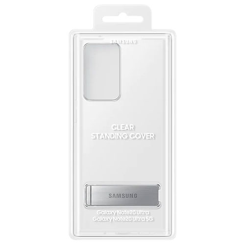 Чехол для Galaxy Note 20 Ultra накладка (бампер) Samsung Clear Standing Cover прозрачный