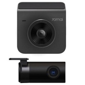Видеорегистратор 70mai Dash Cam A400-1 + Камера заднего вида RC09 (Глобальная версия) Черный - фото