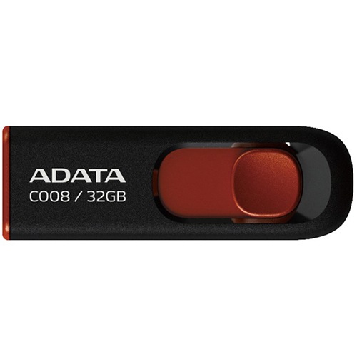 USB Флеш 32GB A-Data Classic C008 (черно-красный)