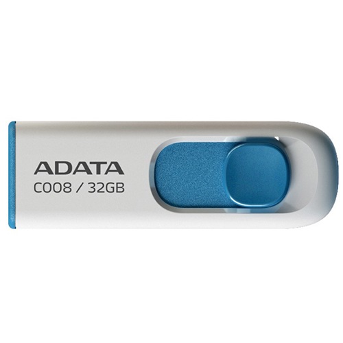 USB Флеш 32GB A-Data Classic C008 (бело-голубой)