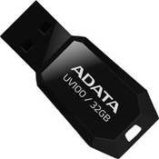 USB Флеш 32GB A-Data DashDrive UV100 (черный) - фото