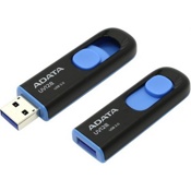 USB Флеш 16GB A-Data DashDrive UV128 (черно-синий) - фото