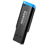USB Флеш 16GB A-Data DashDrive UV140 (черно-голубой) - фото