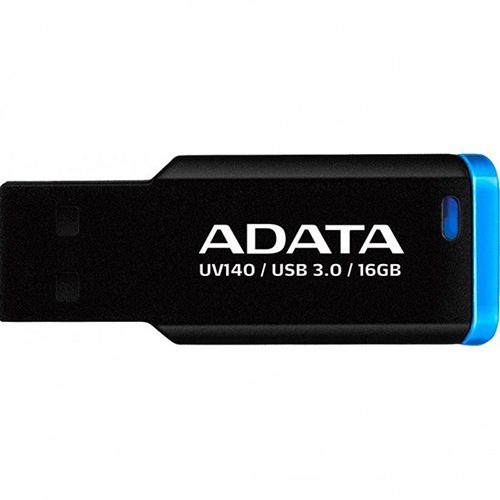 USB Флеш 16GB A-Data DashDrive UV140 (черно-голубой)