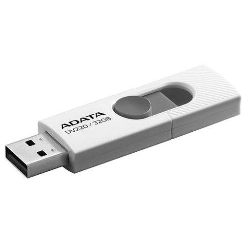 USB Флеш 32GB A-Data DashDrive UV220 (бело-серый)