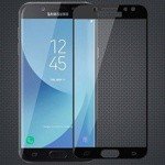 Защитное стекло Aiwo Full Screen 0.33 mm на экран для Samsung Galaxy J5 2017 (противоударное) черное - фото