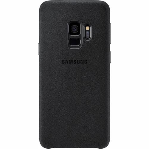 Чехол для Galaxy S9 накладка (бампер) Samsung Alcantara Cover черный