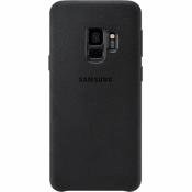 Чехол для Galaxy S9 накладка (бампер) Samsung Alcantara Cover черный - фото