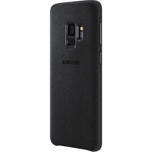 Чехол для Galaxy S9 накладка (бампер) Samsung Alcantara Cover черный