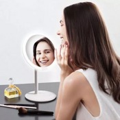 Зеркало для макияжа с подсветкой Amiro LED Lightting Mirror Mini Series (Белый) - фото