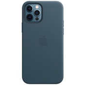 Чехол для iPhone 12 и 12 Pro Apple Leather Case with MagSafe (MHKE3ZE/A) балтийский синий - фото