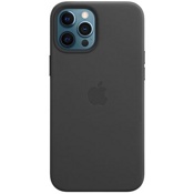 Чехол для iPhone12 Pro Max Apple Leather Case with MagSafe (MHKM3ZE/A) черный - фото