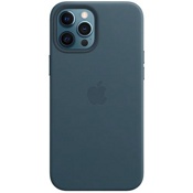 Чехол для iPhone12 Pro Max Apple Leather Case with MagSafe (MHKK3ZE/A) балтийский синий - фото