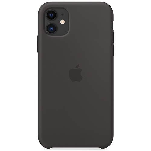 Чехол для iPhone 11 Apple Silicone Case (MWVU2ZM/A) черный