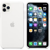 Чехол для iPhone 11 Pro Max Apple Silicone Case (MWYX2ZM/A) белый - фото