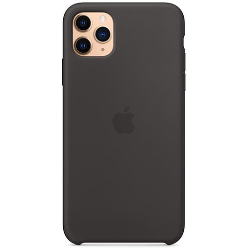 Чехол для iPhone 11 Pro Max Apple Silicone Case (MX002ZM/A) черный