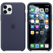 Чехол для iPhone 11 Pro Apple Silicone Case (MWYJ2ZM/A) темно-синий - фото