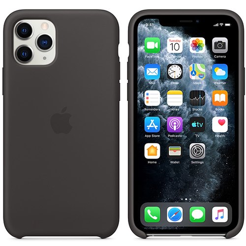 Чехол для iPhone 11 Pro Apple Silicone Case (MWYN2ZM/A) черный