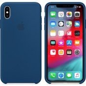 Чехол для iPhone Xs Max Apple Silicone Case (MTFE2ZM/A) Blue Horizon - фото