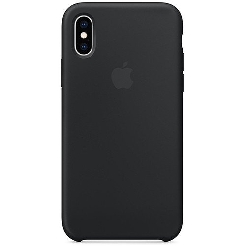 Чехол для iPhone Xs Apple Silicone Case (MRW72ZM/A) Black