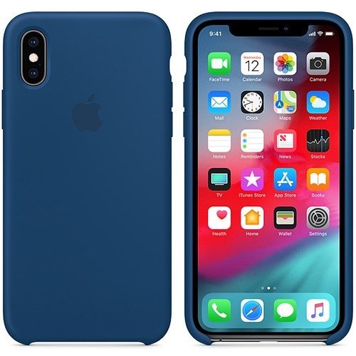 Чехол для iPhone Xs Apple Silicone Case (MTF92ZM/A) Blue Horizon