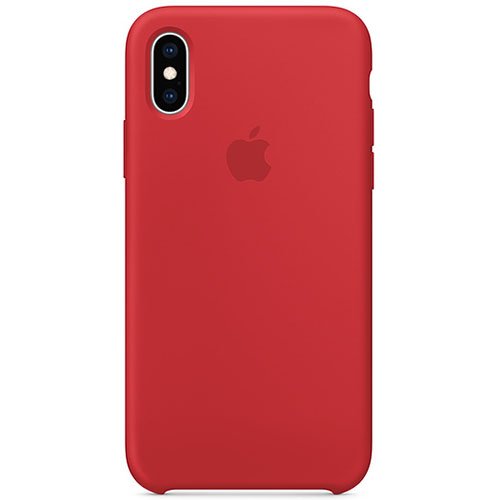 Чехол для iPhone Xs Apple Silicone Case (MRWC2ZM/A) Product Red