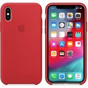 Чехол для iPhone Xs Apple Silicone Case (MRWC2ZM/A) Product Red - фото