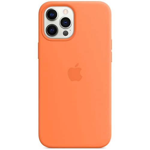 Чехол для iPhone12 Pro Max Apple Silicone Case with MagSafe (MHL83ZE/A) кумкват