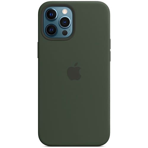 Чехол для iPhone12 Pro Max Apple Silicone Case with MagSafe (MHLC3ZE/A) кипрский зелёный