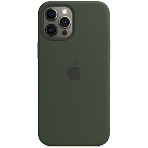 Чехол для iPhone12 Pro Max Apple Silicone Case with MagSafe (MHLC3ZE/A) кипрский зелёный