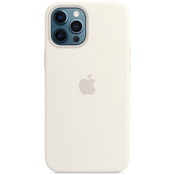 Чехол для iPhone12 Pro Max Apple Silicone Case with MagSafe (MHLE3ZE/A) белый  - фото
