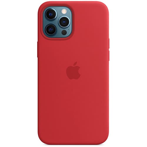 Чехол для iPhone12 Pro Max Apple Silicone Case with MagSafe (MHLF3ZE/A) красный 