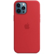 Чехол для iPhone12 Pro Max Apple Silicone Case with MagSafe (MHLF3ZE/A) красный  - фото