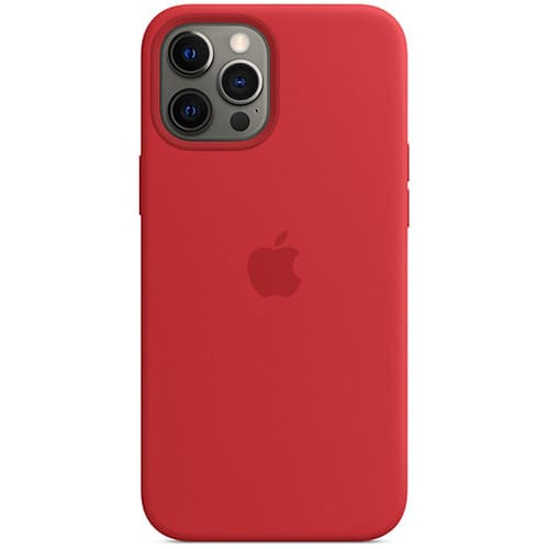 Чехол для iPhone12 Pro Max Apple Silicone Case with MagSafe (MHLF3ZE/A) красный 