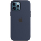 Чехол для iPhone12 Pro Max Apple Silicone Case with MagSafe (MHLD3ZE/A) тёмный ультрамарин - фото