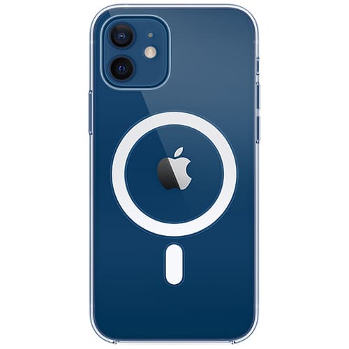 Чехол для iPhone 12 и 12 Pro Apple Silicone Case with MagSafe (MHLM3ZE/A) прозрачный