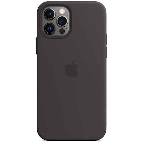 Чехол для iPhone 12 и 12 Pro Apple Silicone Case with MagSafe (MHL73ZE/A) черный