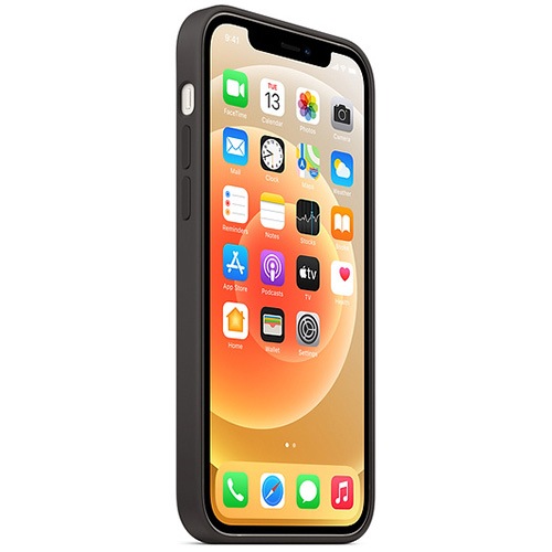 Чехол для iPhone 12 и 12 Pro Apple Silicone Case with MagSafe (MHL73ZE/A) черный