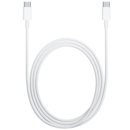 USB кабель Apple Type-C + Type-C (MUF72AM/A), длина 1 метр (Белый)  - фото2