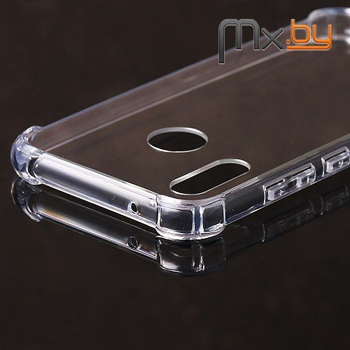 Чехол для Huawei P20 Lite накладка (бампер) Atouch Anti Shock Case силиконовый прозрачный 