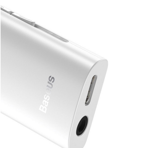 Адаптер для наушников Baseus BA03 Immersive Virtual 3D Bluetooth Receiver (Белый)
