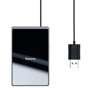 Беспроводное зарядное устройство Baseus Smart 2 in1 Wireless Charger (Черный) - фото