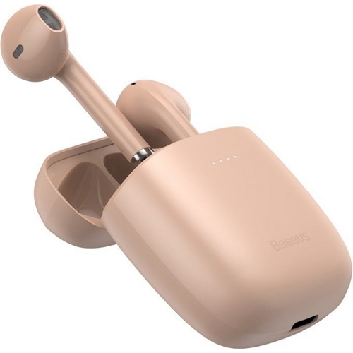 Наушники Baseus Encok True Wireless Earphones W04 Pro (Розовый) 