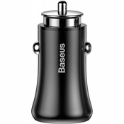 Автомобильное зарядное устройство Baseus Gentleman CCALL-GB01 (Черный) - фото