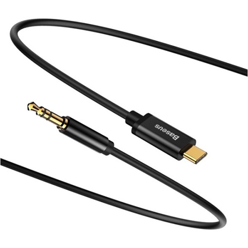 Аудио-кабель AUX Baseus Yiven M01 Type-C Male - 3.5 Male Audio Cable 1,2 метра (Черный)