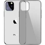 Чехол для iPhone 11 Pro (ультратонкая накладка) Baseus Basic Simple (Серый) - фото